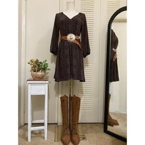 Madewell Crinkle Georgette V-Neck Babydoll Dress , Size XXS -DRESS ONLY